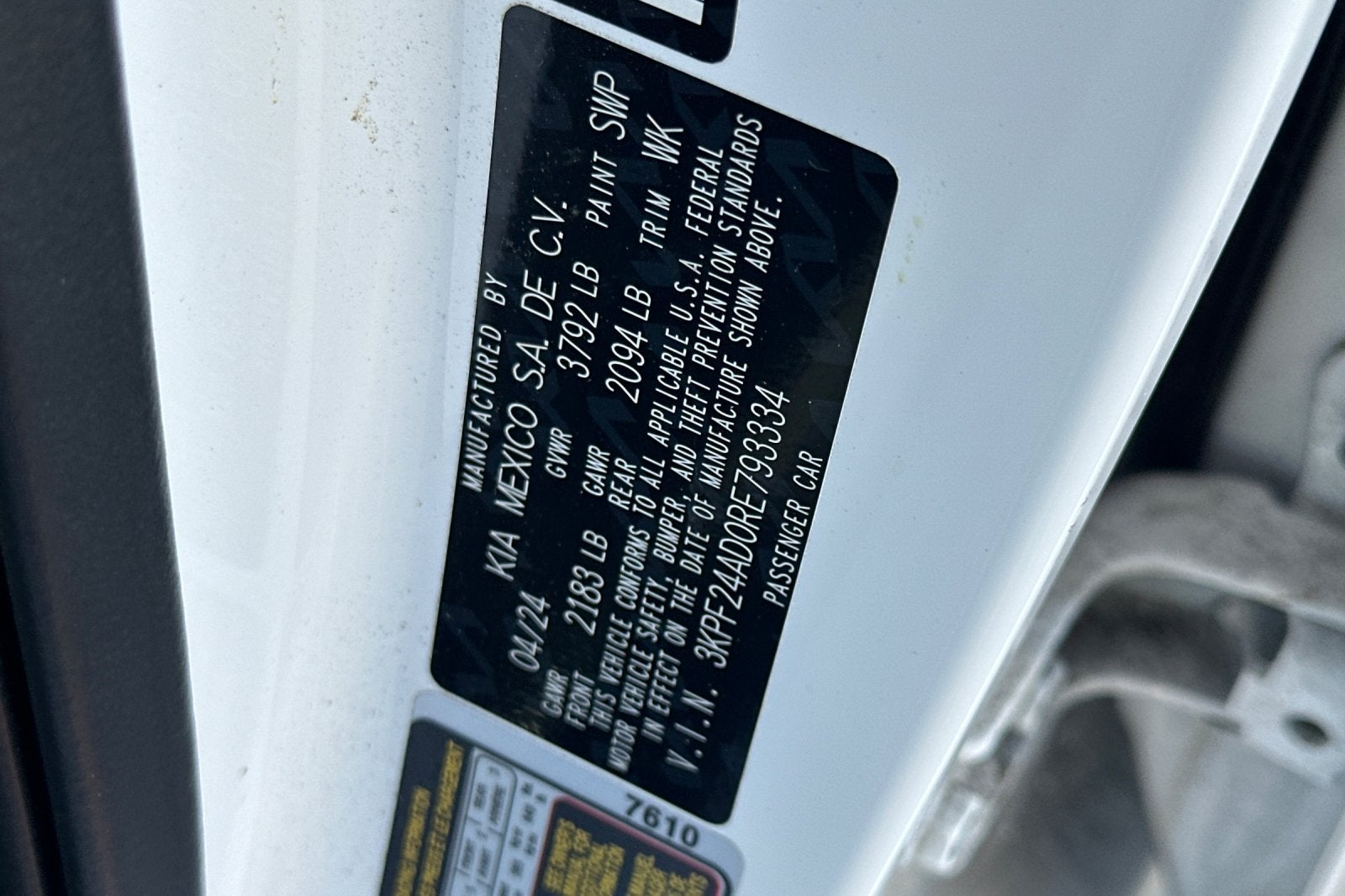 2024 Kia Forte LXS