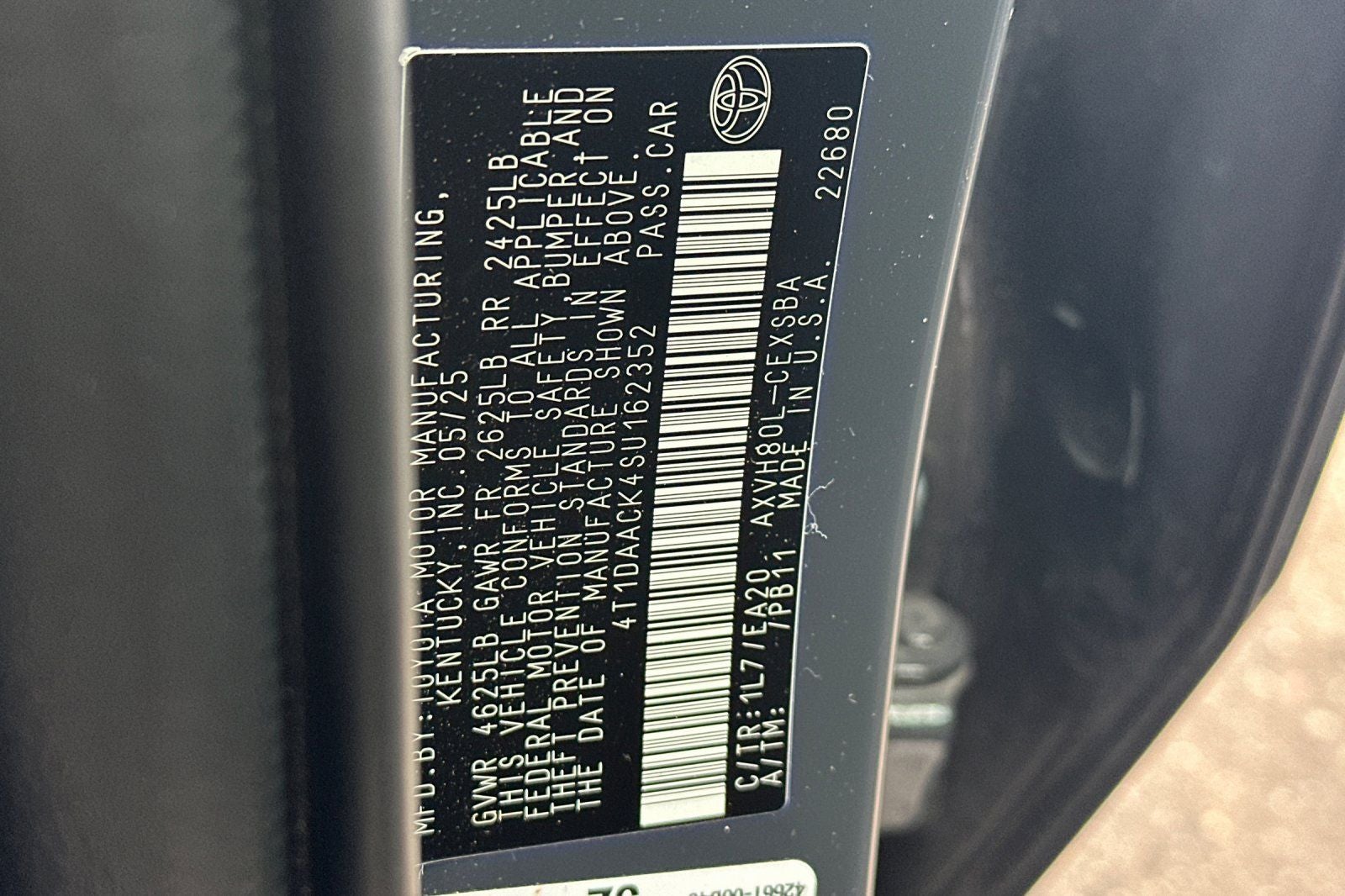 2025 Toyota Camry SE