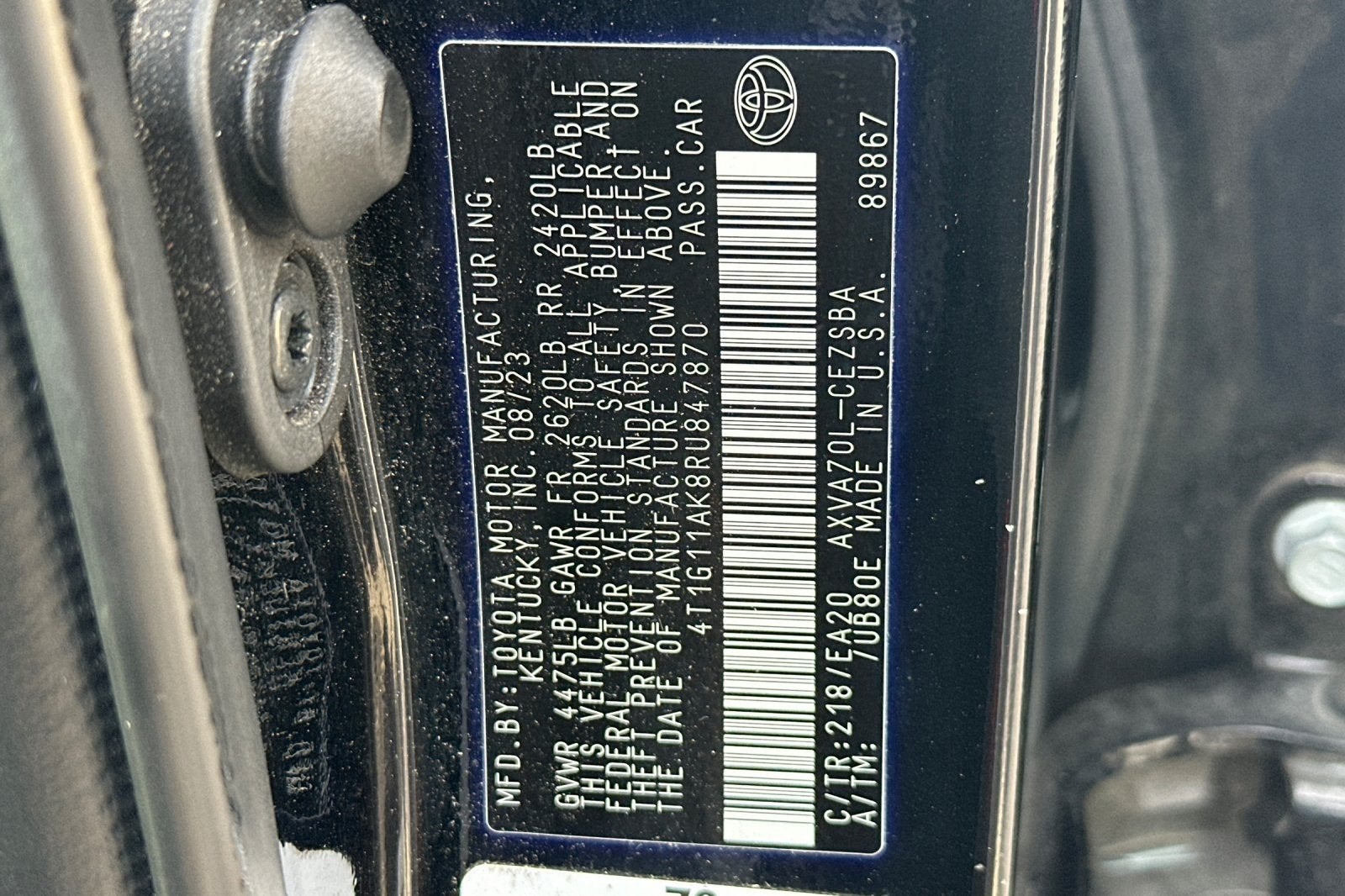 2024 Toyota Camry SE