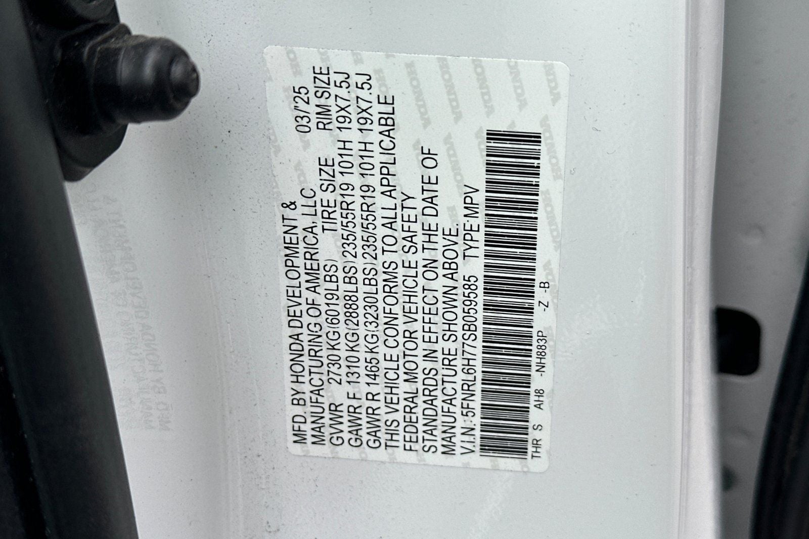 2025 Honda Odyssey Sport-L