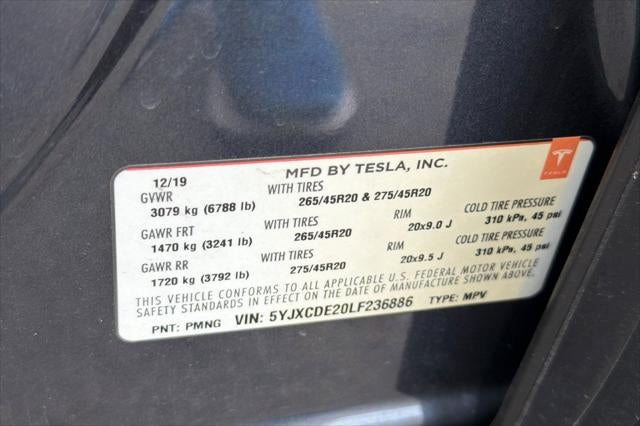 2020 Tesla Model X Long Range