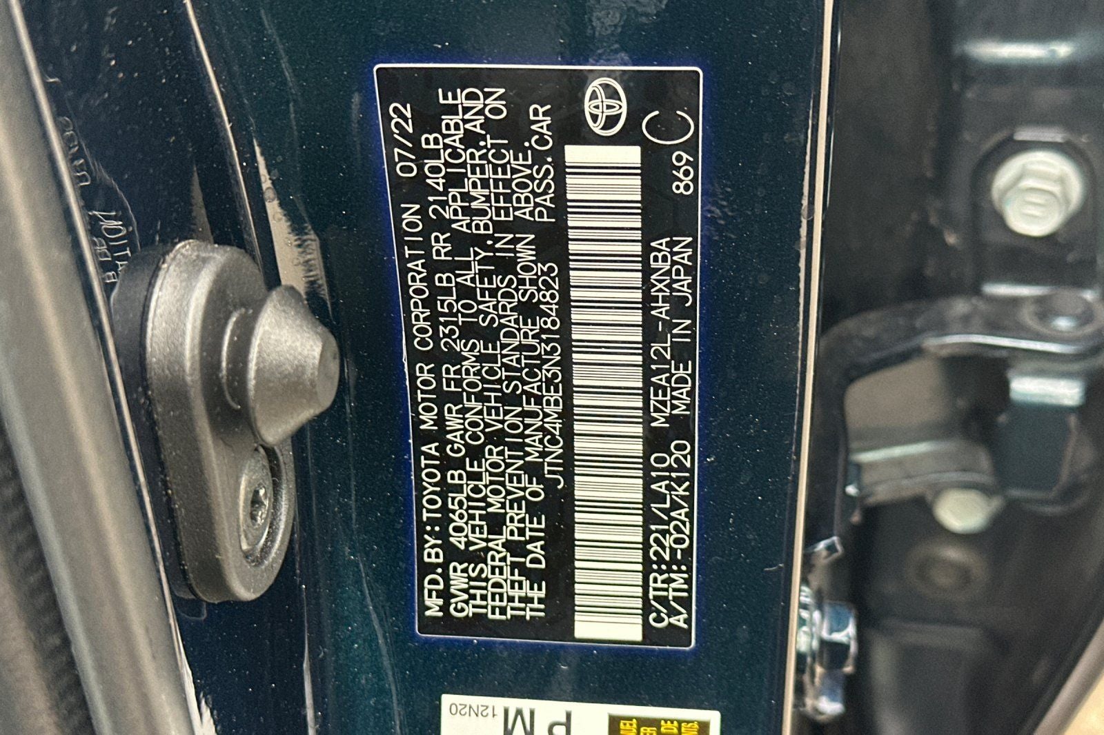 2022 Toyota Corolla Hatchback XSE