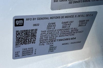 2022 Chevrolet Silverado 1500 RST