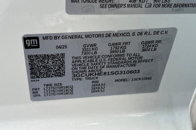 2025 Chevrolet Silverado 1500 ZR2