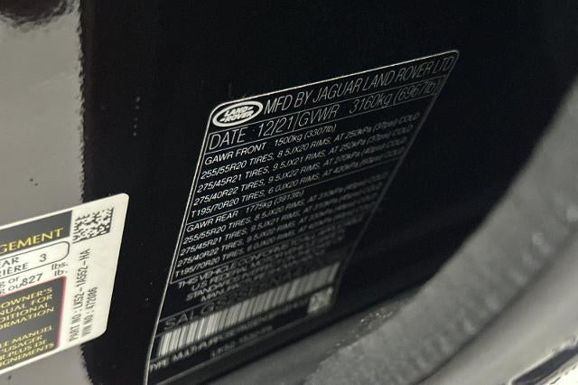 2022 Land Rover Range Rover Westminster