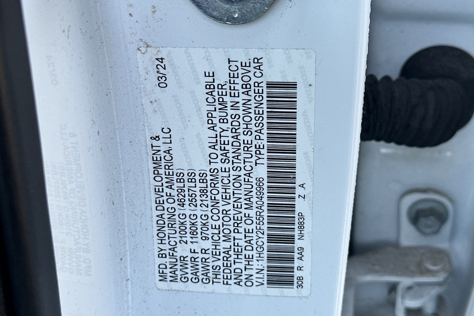 2024 Honda Accord Hybrid Sport