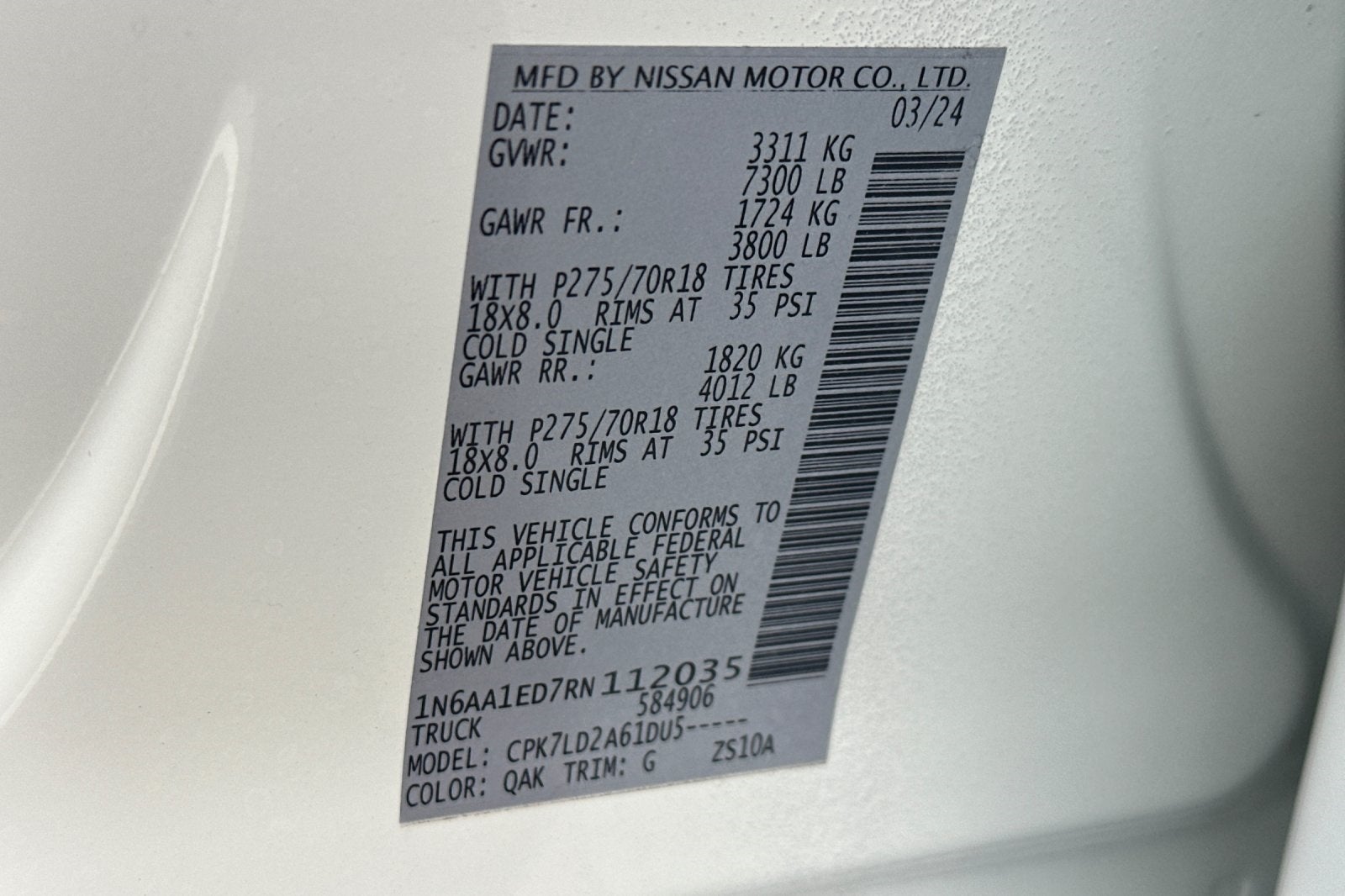 2024 Nissan Titan PRO-4X