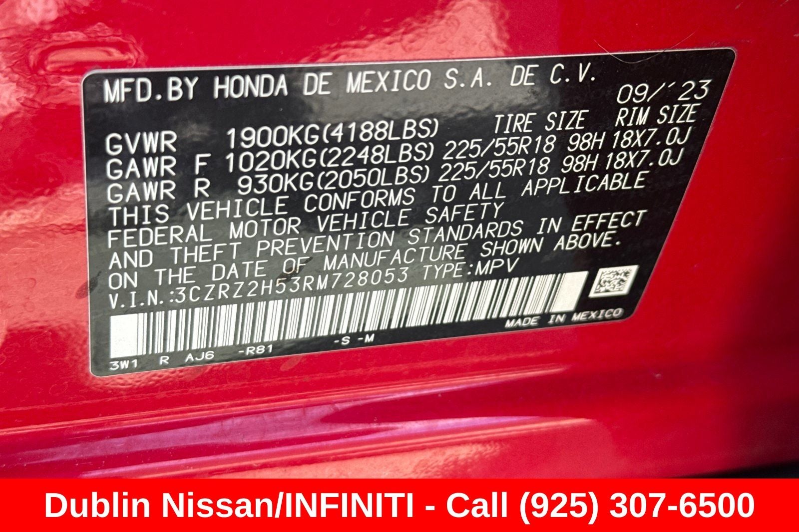 2024 Honda HR-V Sport