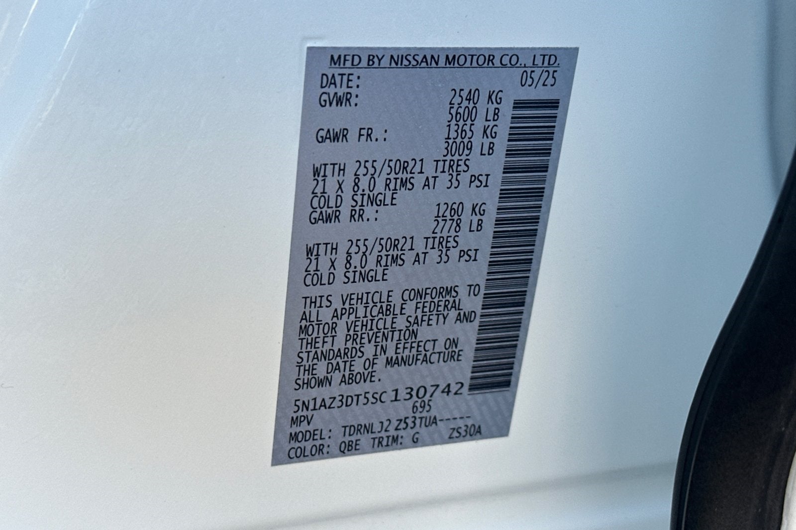 2025 Nissan Murano Platinum