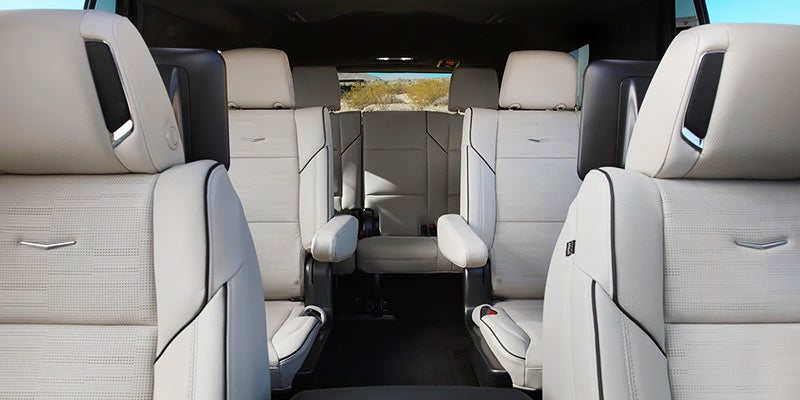 Escalade model interior view
