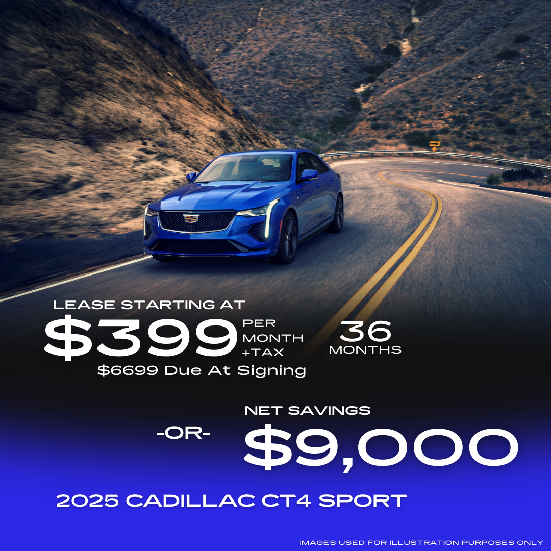 Savings $9,000 or Lease $1399/mo + tax, 36 mos w/ $6699 due at signing