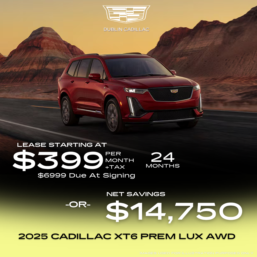 Savings $14,750 or Lease $399/mo + tax, 24 mos w/ $6,999 due at signing