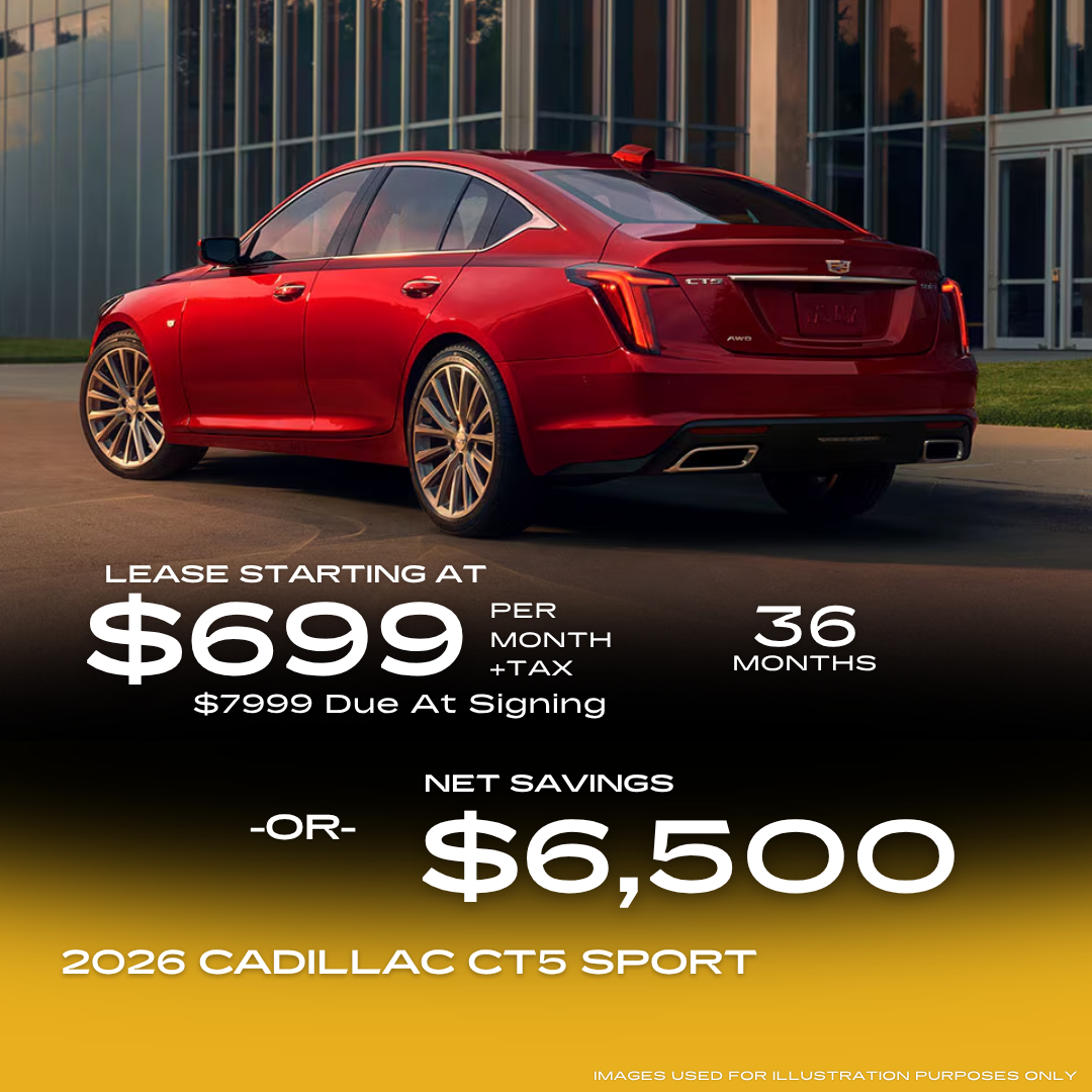 Savings $6,500 or Lease $699/mo + tax, 36 mos w/ $7,999 due at signing