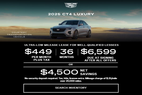 2025 Cadillac CT4 Luxury