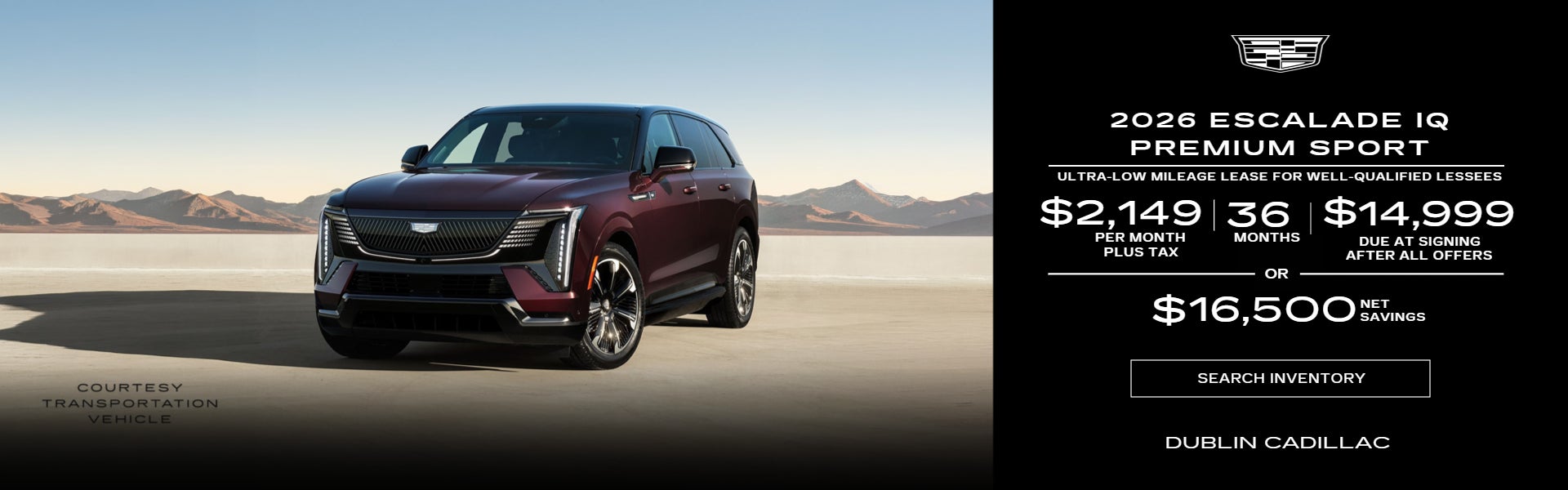 2026 Cadillac Escalade IQ Premium Sport
