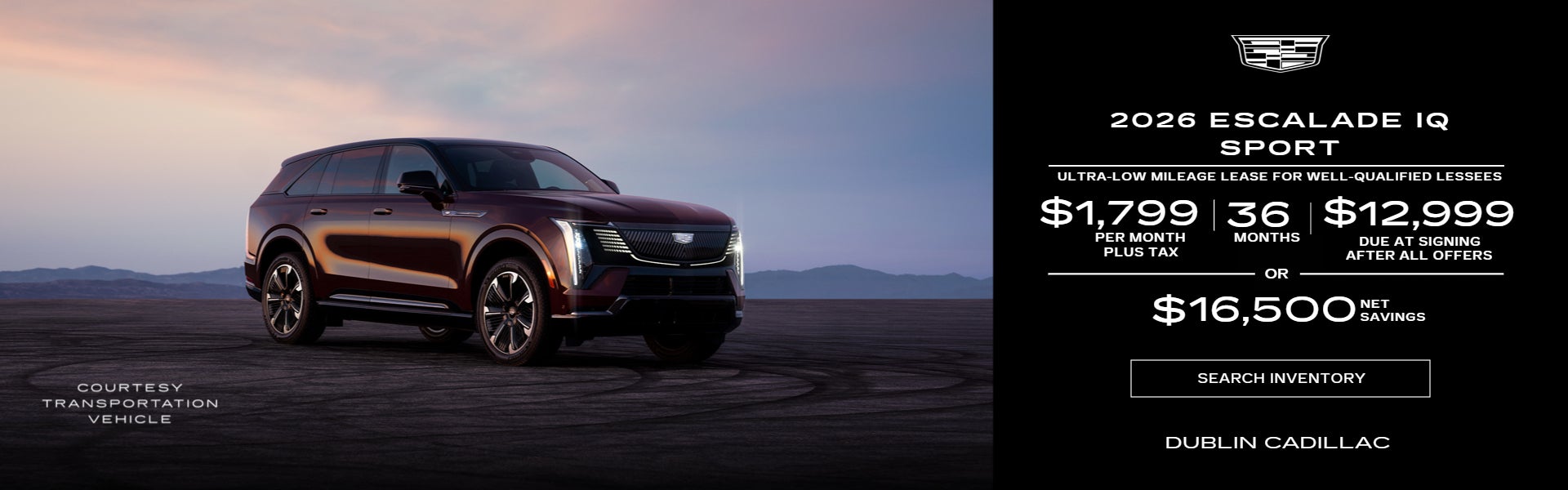 2026 Cadillac Escalade IQ Sport