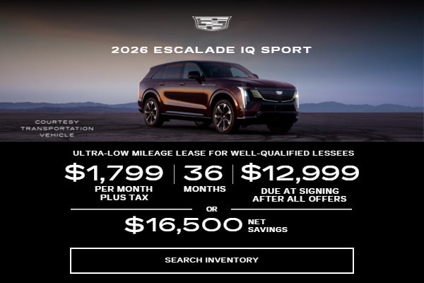 2026 Cadillac Escalade IQ Sport