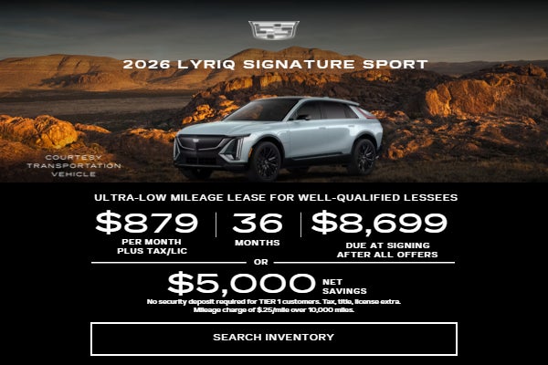 2026 Cadillac Lyriq Signature Sport 