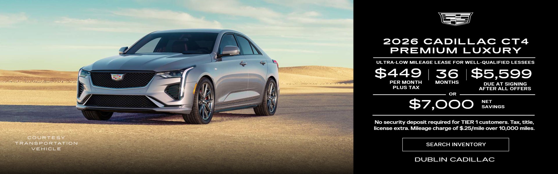 2026 Cadillac CT4 Premium Luxury