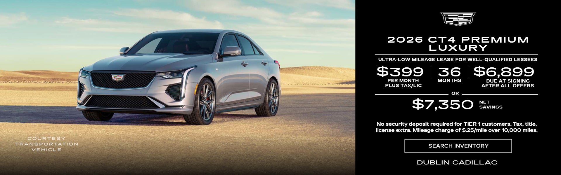 2026 Cadillac CT4 Premium Luxury