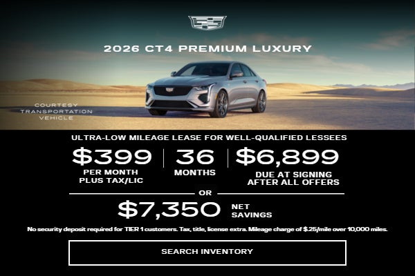 2026 Cadillac CT4 Premium Luxury
